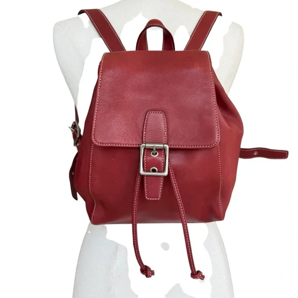 Coach | Bags | Vintage Coach Legacy Drawstring Red Leather  display picture 1